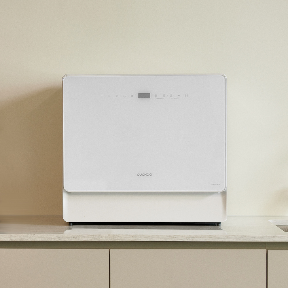 가정에서도 딱 맞는 슬림한 6인용 식기세척기, 쿠쿠 4중 입체 세척 더슬림 모델 소개