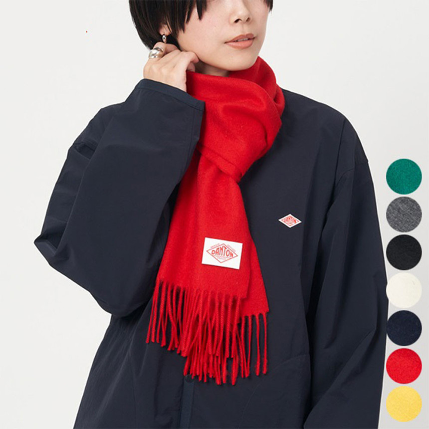 편하게 착용하는 단톤 로고 목도리, 일본 직구로 7가지 색상 선택하기