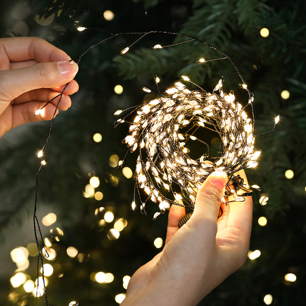 집안을 환하게 밝혀줄 은하수 LED 크리스마스 조명, 따뜻한 화이트 빛으로 꾸며보세요!