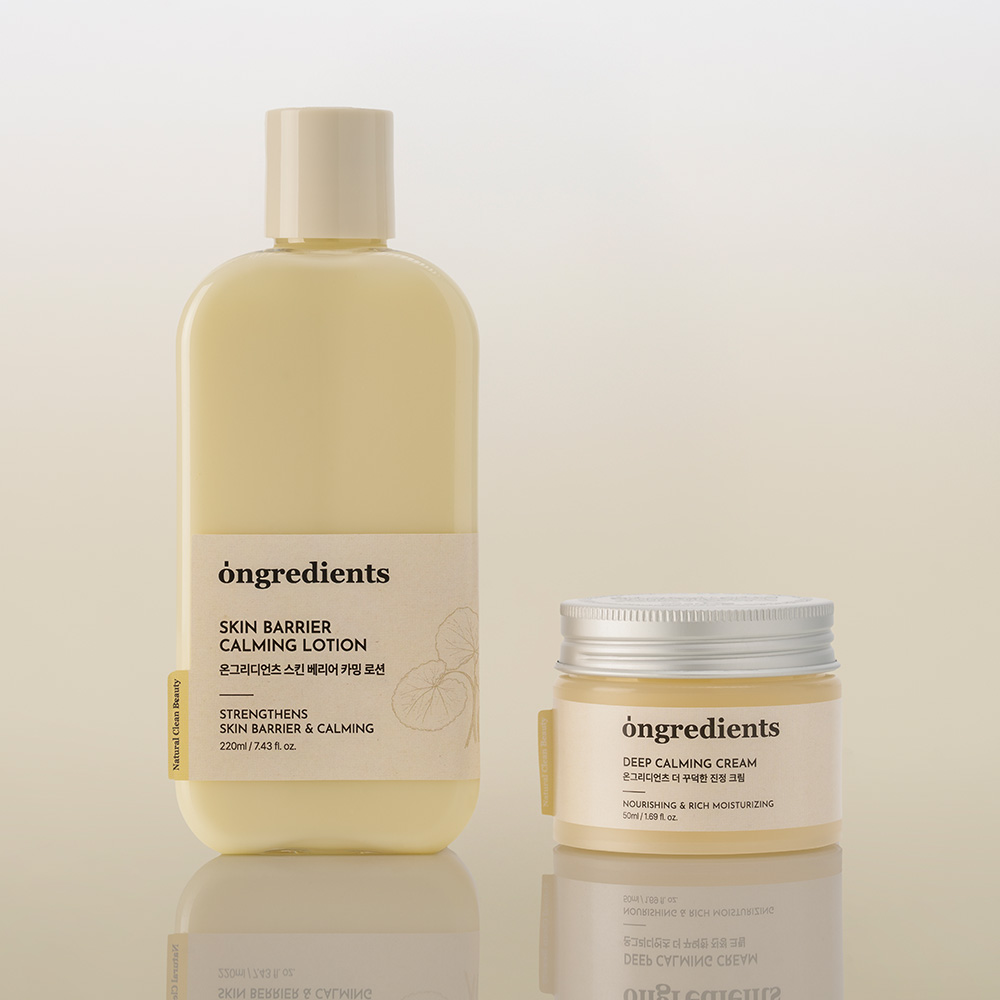 피부 진정을 위한 듀오 세트, 온그리디언츠 스킨 케어 추천!