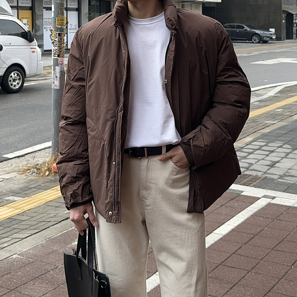 포근하고 스타일리시한 남자 겨울 점퍼, 오버핏 숏패딩 추천!