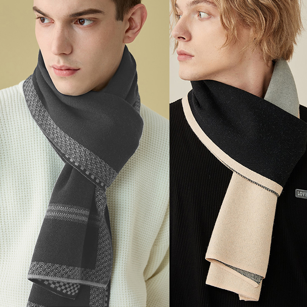 남성용 목도리와 머플러, 따뜻하게 연출하는 방법