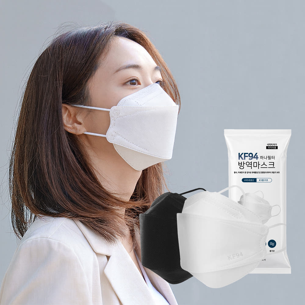 가성비 좋은 국산 대형 KF94 마스크로 황사 걱정 끝!