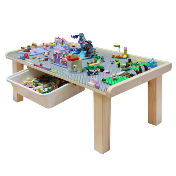 편백나무로 만든 접이식 레고 테이블, 집에서도 쉽게 사용할 수 있어요!