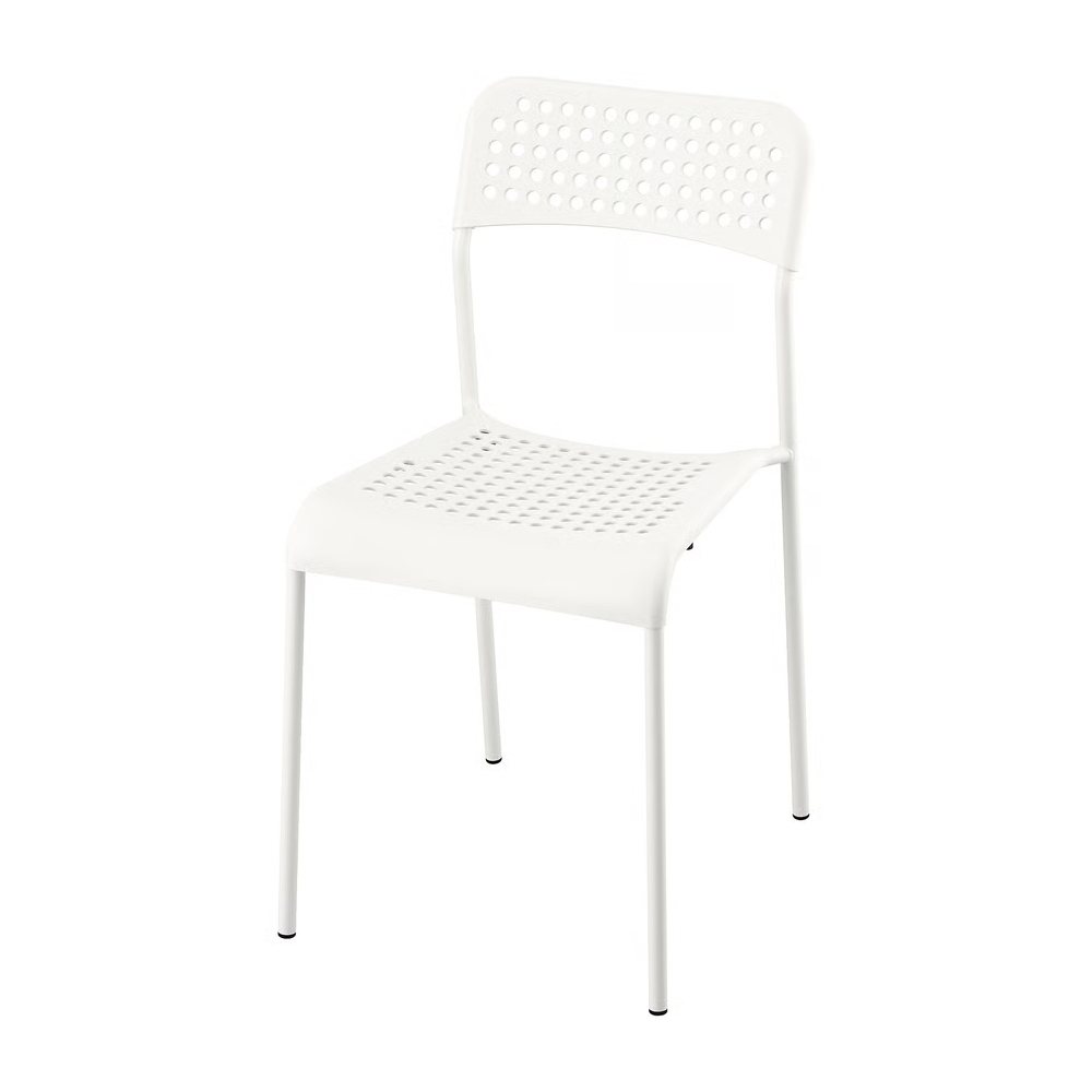 집에서 간편하게 사용하는 국민 의자, 이케아 ADDE 아데 화이트 추천!