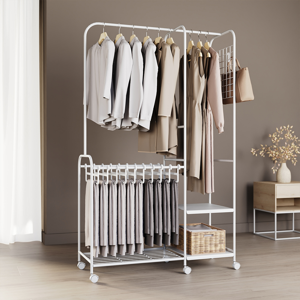 이동이 편한 옷걸이 스탠드, 확장형 드레스룸 추천!