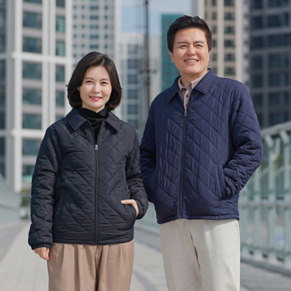 가볍고 따뜻하게, 남녀 모두 입기 좋은 다이아몬드 퀼팅 패딩 재킷 추천