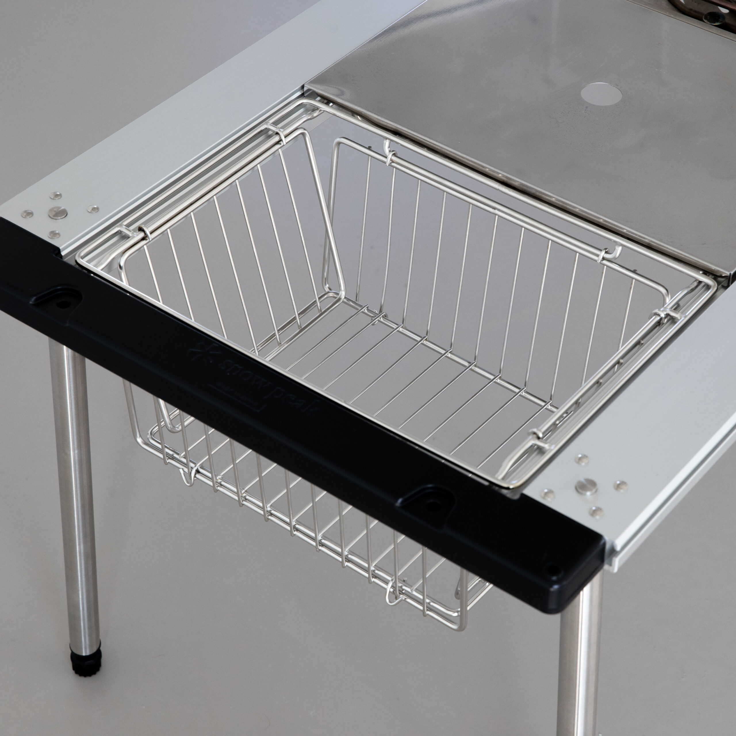 캠핑용 스텐 와이어 바구니, 스노우피크와 호환되는 폴딩 바스켓 추천!