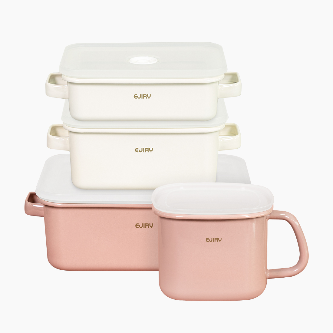 가정에서 쉽게 사용하는 인덕션용 법랑 냄비와 밀폐용기 세트 추천