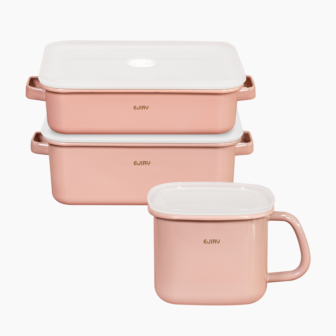 가정에서 쉽게 사용하는 인덕션용 법랑 냄비와 밀폐용기 세트 추천