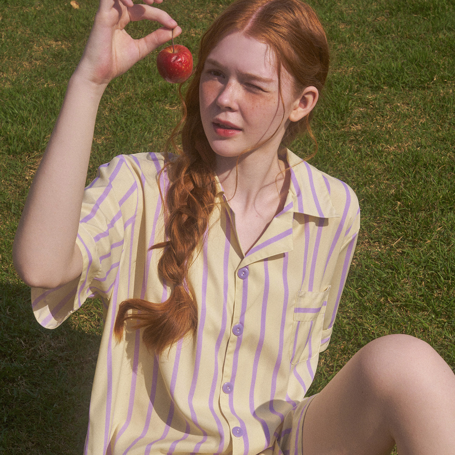 편안한 여름밤을 위한 실크 느낌 타로 반팔 파자마 세트 추천