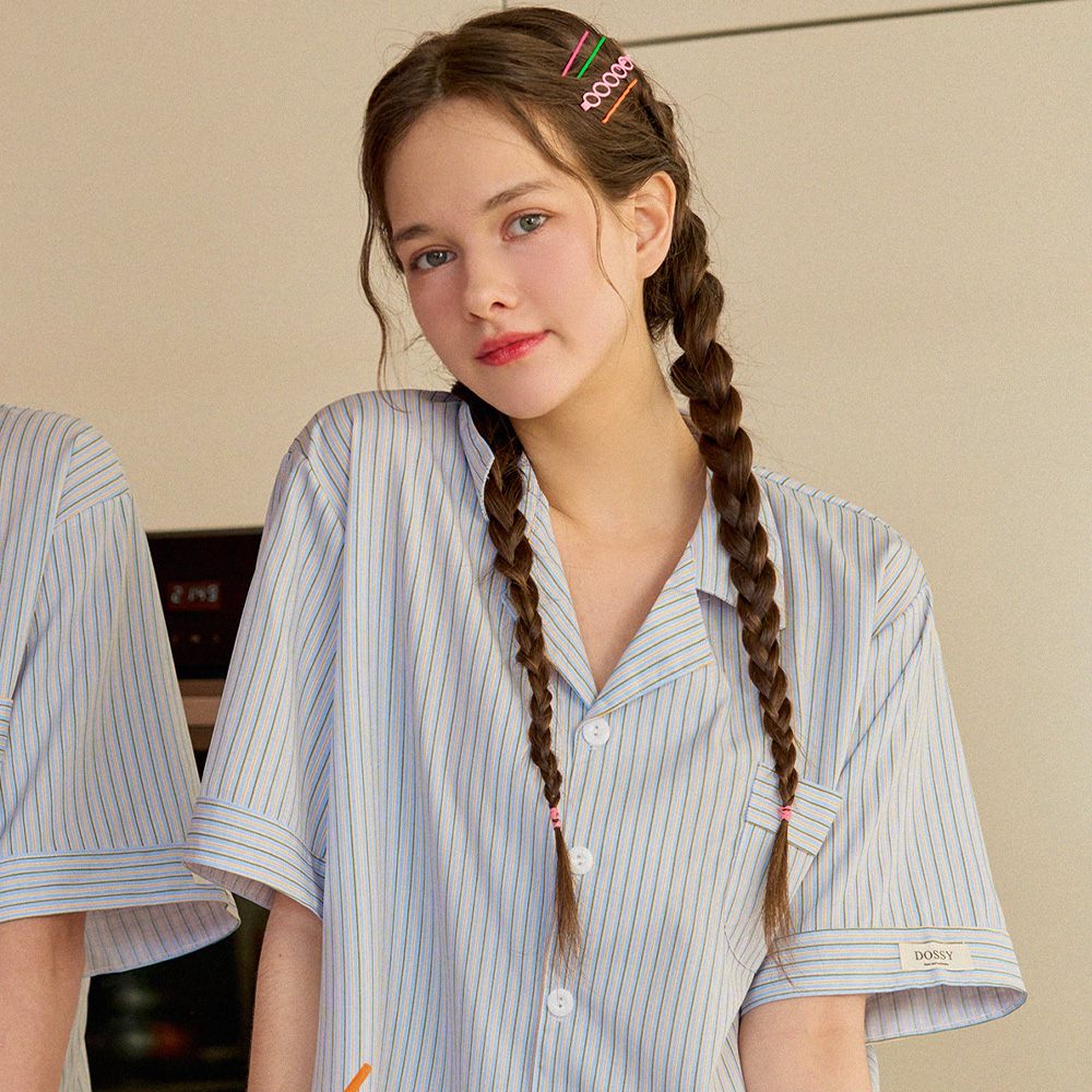 편안한 여름밤을 위한 실크핏 브리즈 반팔 파자마 세트 추천!