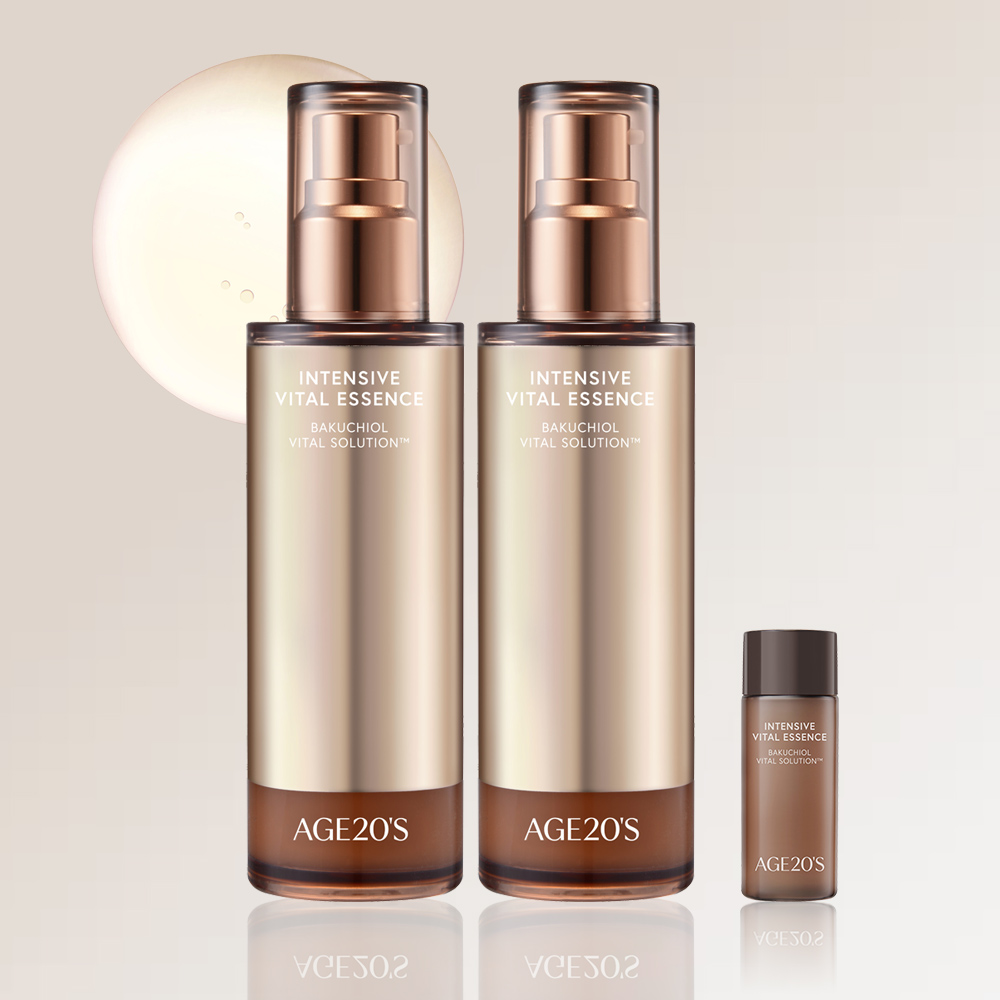 피부 고민 해결! 에이지투웨니스 바이탈 바쿠치올 모공과 주름 케어 에센스 추천