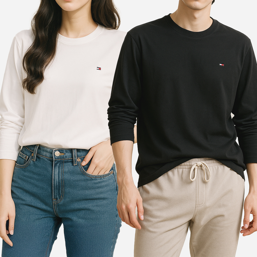 편하게 입기 좋은 남녀공용 플래그 긴팔 티셔츠 추천!