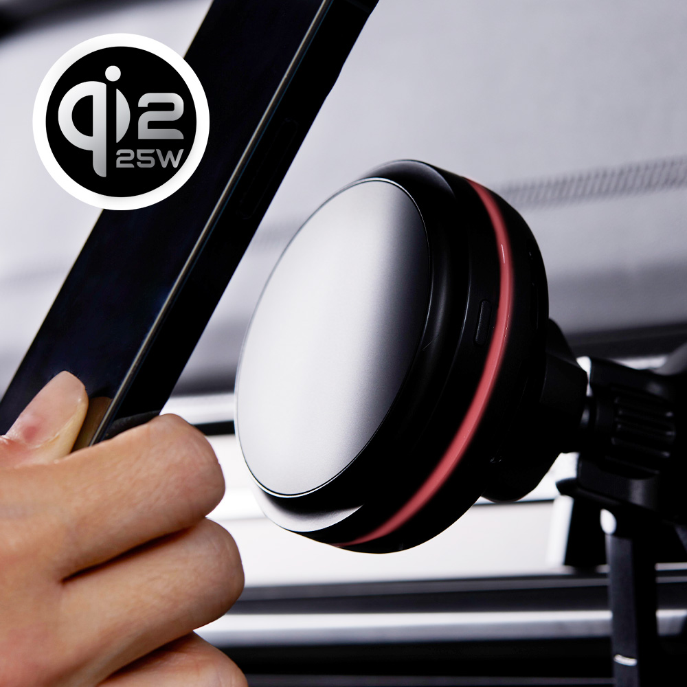 차량에서 편리하게 사용하는 Qi2.2 냉각 맥세이프 거치대, 핸드폰 고속 충전도 OK!