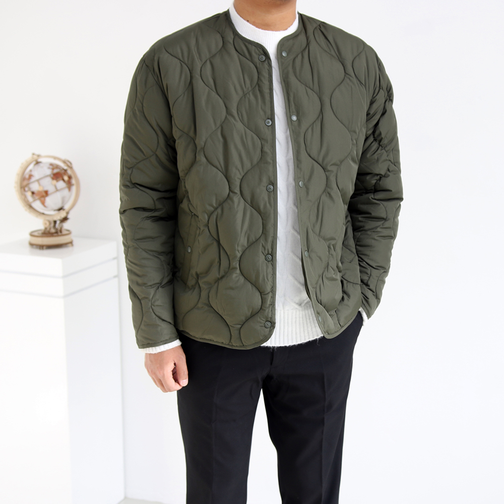 포근하고 따뜻한 남성용 퀼팅 패딩, 겨울철 필수 아이템 추천!