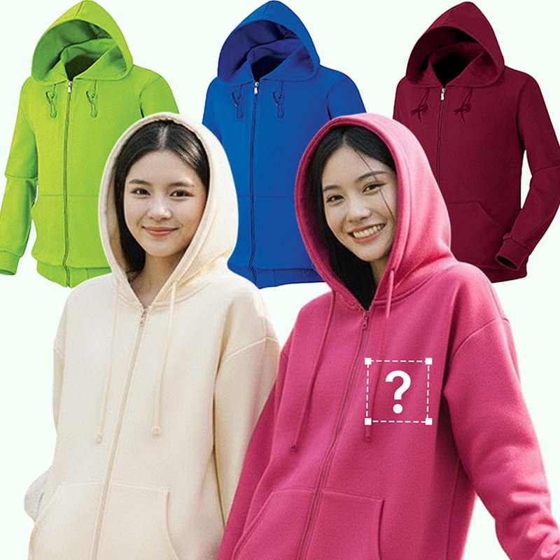 개성 넘치는 후드 집업 티셔츠, 소량 주문도 쉽게 제작하세요!