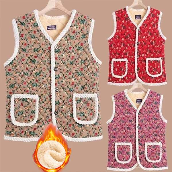 따뜻하고 귀여운 겨울 조끼, 가족 모두 입기 좋아요!