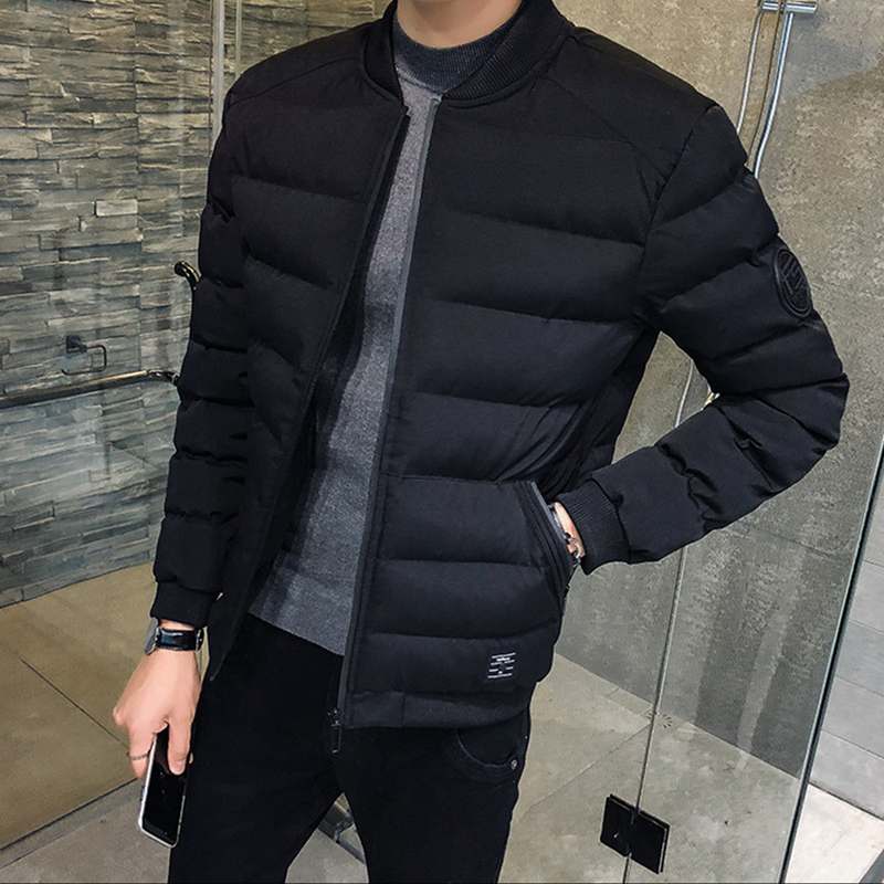 가볍고 따뜻한 남성용 숏 패딩, 블루종 스타일로 입기 좋아요!