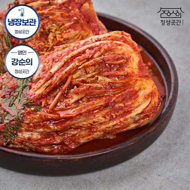 집에서 맛보는 정성 가득한 국내산 포기 김장 배추, 김치 명인 강순의 10kg 한 통