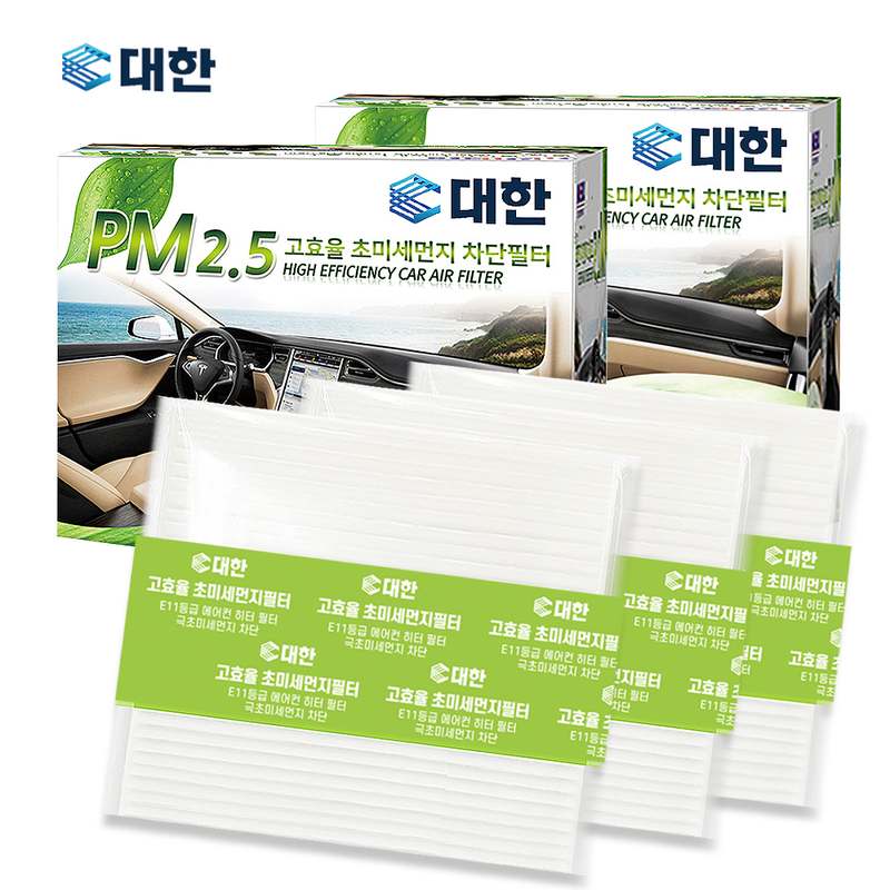 차량 내부 공기 깨끗하게! 초미세먼지 필터로 쾌적한 드라이브 즐기기