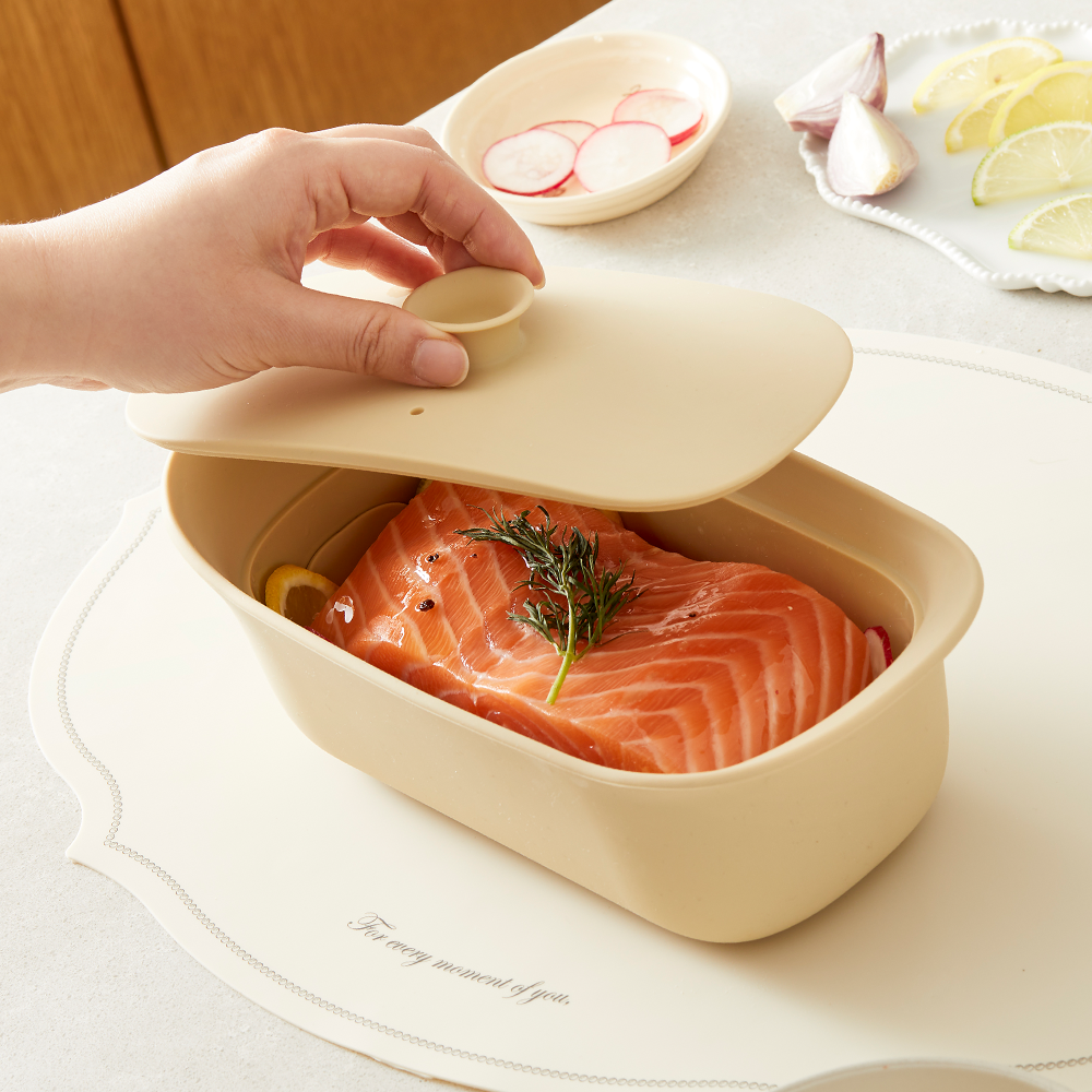전자레인지에서 간편하게 생선 찌는 방법, 이 찜기를 추천해요!