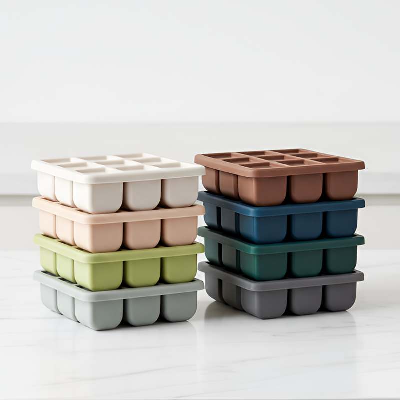 집에서 간편하게 얼음과 다진 마늘을 만들어보세요! 실리콘 얼음트레이 추천