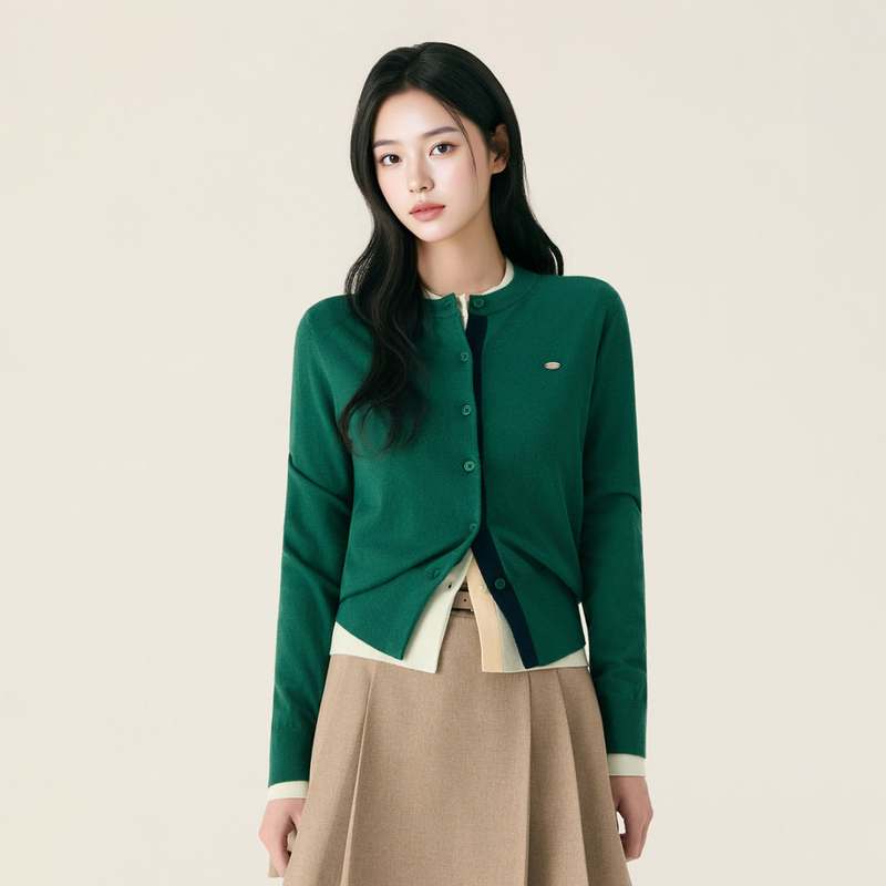 편안하게 입기 좋은 로엠의 데이 라운드넥 가디건 추천