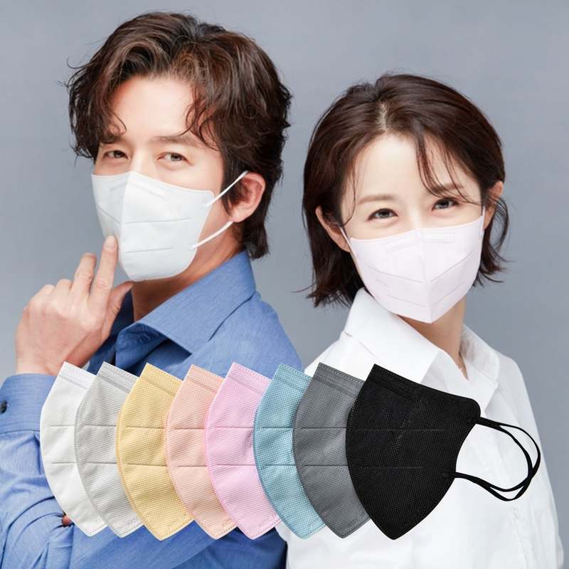 편하게 착용하는 새부리형 KF94 마스크, 대형 100매로 든든하게!