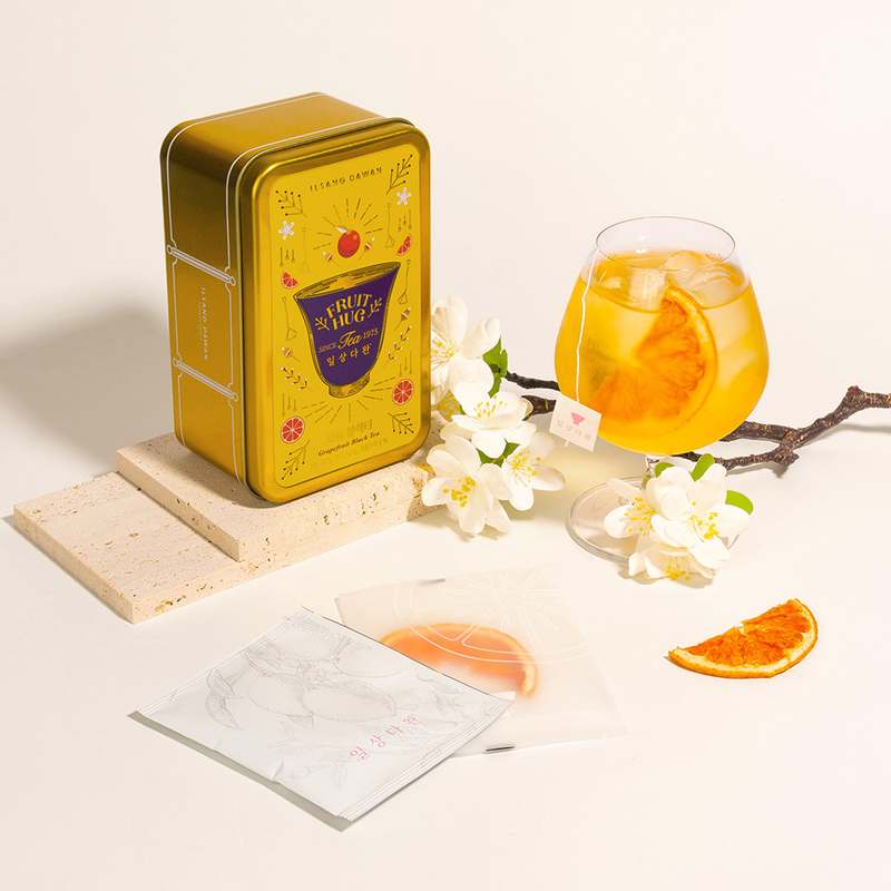 과일향 가득한 허브차, 쌍계명차 자몽블랙티를 즐겨보세요!