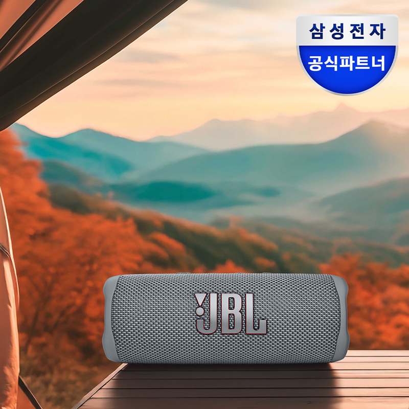 캠핑이나 운동할 때 딱 좋은 무선 블루투스 스피커 추천, JBL FLIP6 그레이