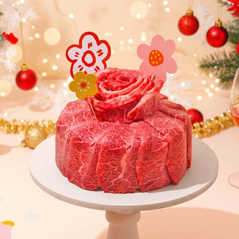 부모님께 특별한 생일 선물, 눈꽃 한우 케이크로 감동을 전하세요