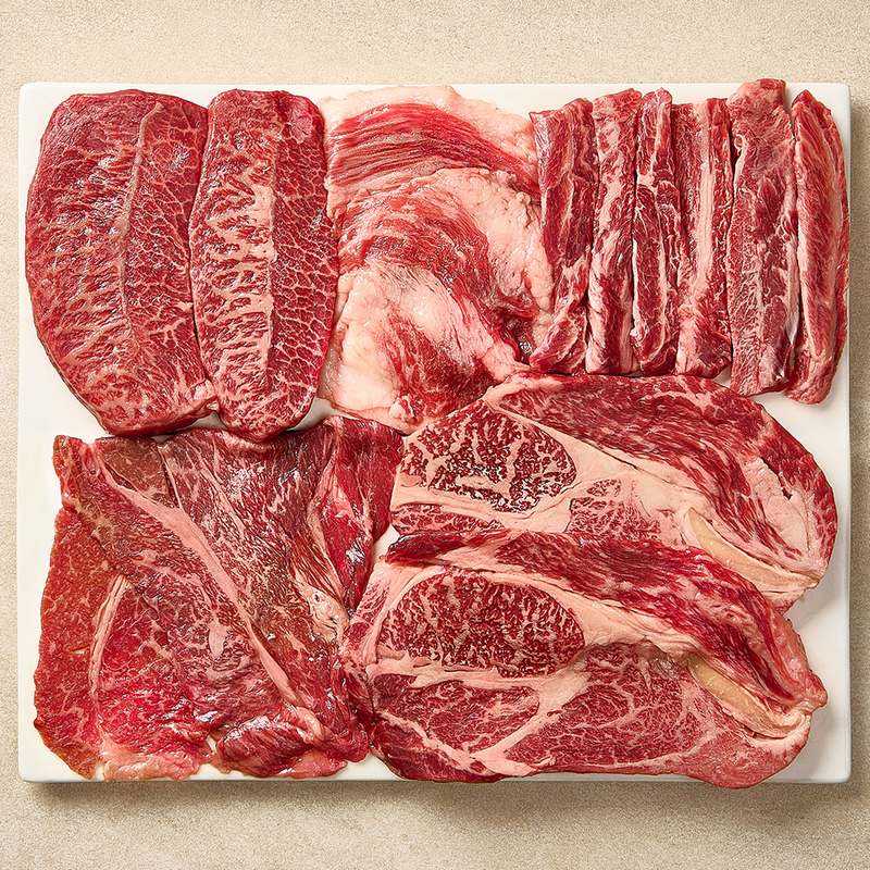 추석 선물로 딱 좋은 마장동 투뿔 한우 세트, 집에서 즐기기 좋은 소고기 모듬