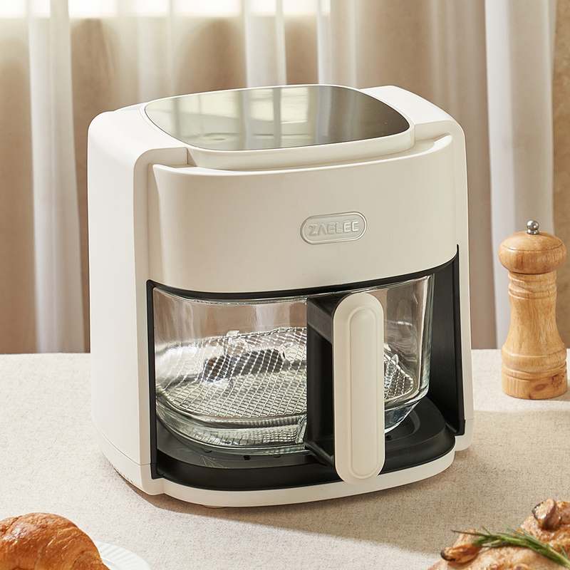 가정에서 간편하게 사용하는 글라스 에어프라이어, 4.5리터 유리 바스켓으로 더 건강하게!