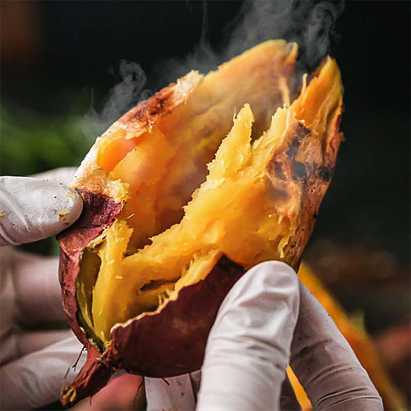 달콤한 고구마와 호박고구마, 집에서 간편하게 즐기기