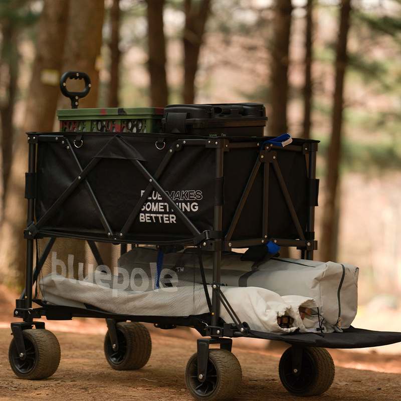 캠핑이나 야외 활동에 딱! 접이식 이동식 수레로 편리하게 이용하는 방법
