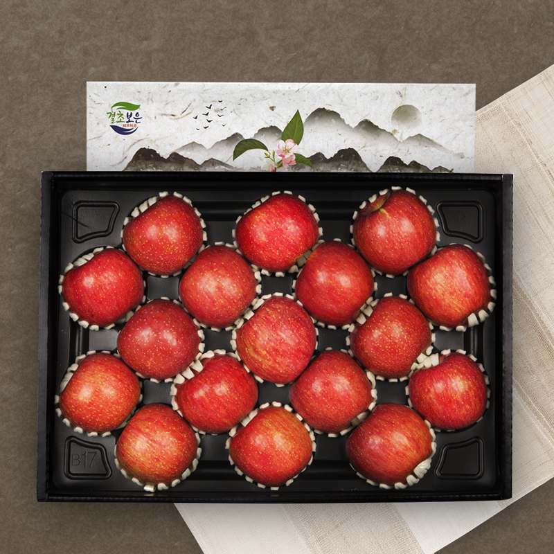 달콤한 충북 부사사과, 선물용 세트로 받아보세요!