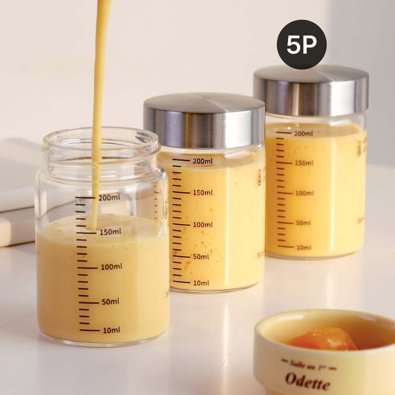 가정에서도 쉽게 활용하는 유리병, 깔끔하게 보관하세요!