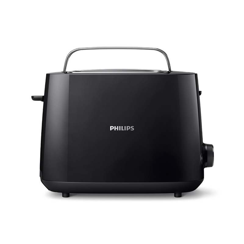 일상에 딱 맞는 필립스 데일리 컬렉션 토스터기, 블랙으로 깔끔하게 준비하세요!