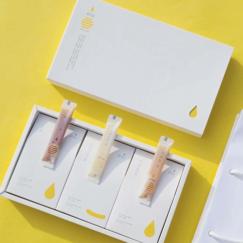 집에서 즐기는 자연의 달콤함, 꿀스틱 선물세트로 특별한 하루를 만들어보세요!