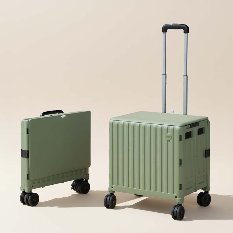 쉽고 편하게 쇼핑할 수 있는 접이식 카트 추천! 대형 그린 컬러로 실용성 UP