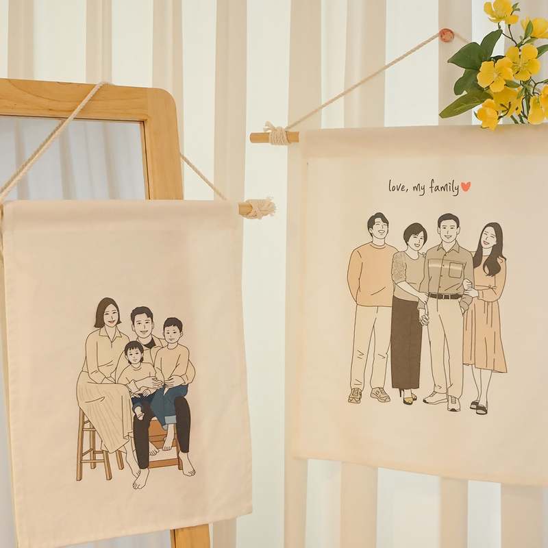 집들이와 결혼 선물로 딱인 맞춤형 패브릭 포스터 추천!