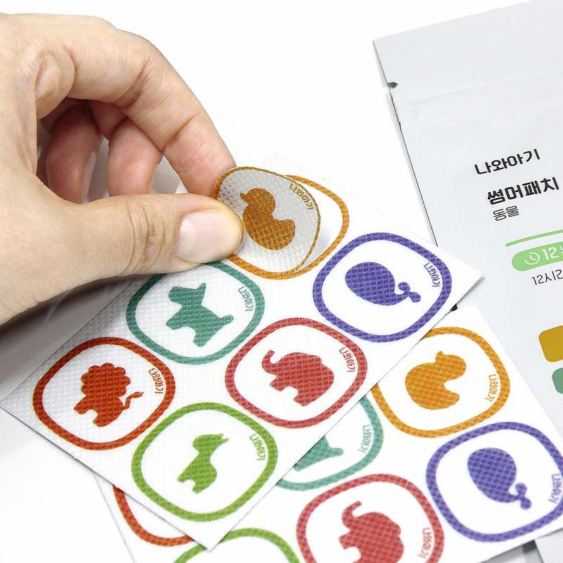 아기와 함께하는 여름철 필수 밴드, 썸머패치 90+90 패치