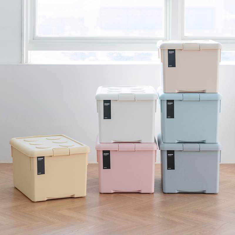 집 정리의 필수템! 프랑코 플라스틱 리빙 박스로 깔끔하게 정리하세요