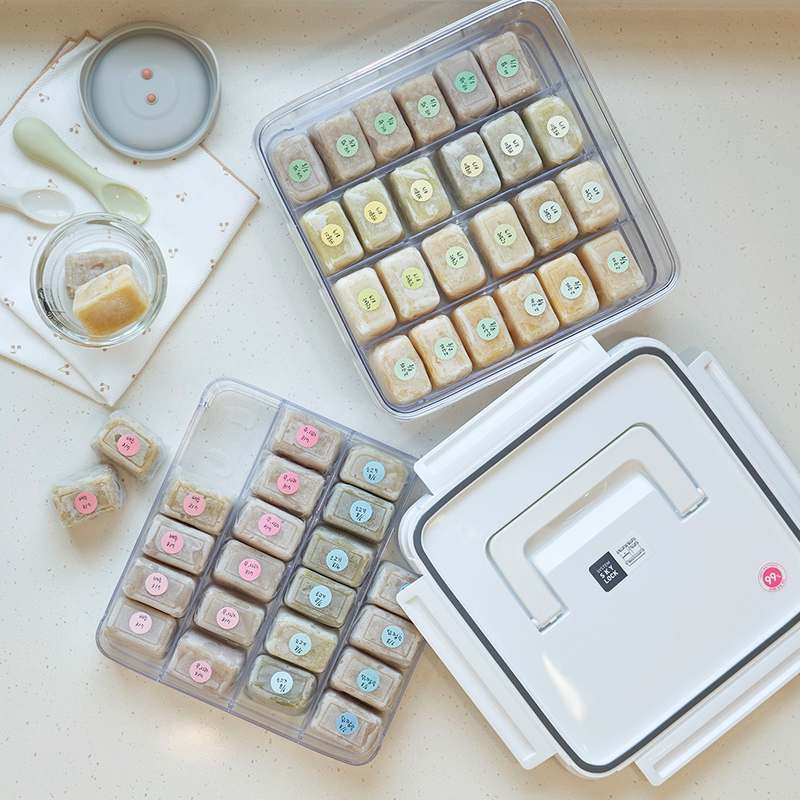 아이들이 좋아하는 이유식 저장 용기, 깔끔하게 정리하는 방법