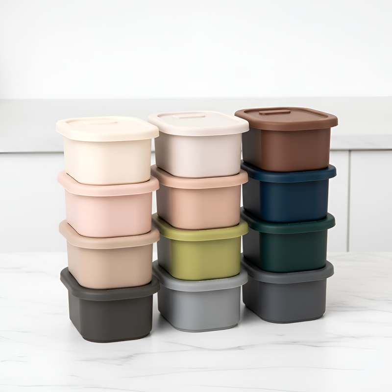 집에서 간편하게 냉동밥을 보관하는 실리콘 용기 추천!