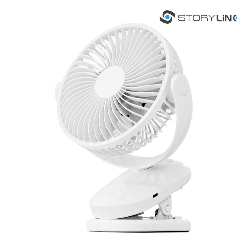 집에서 간편하게 사용하는 무선 집게 선풍기, 정말 편리하네요!