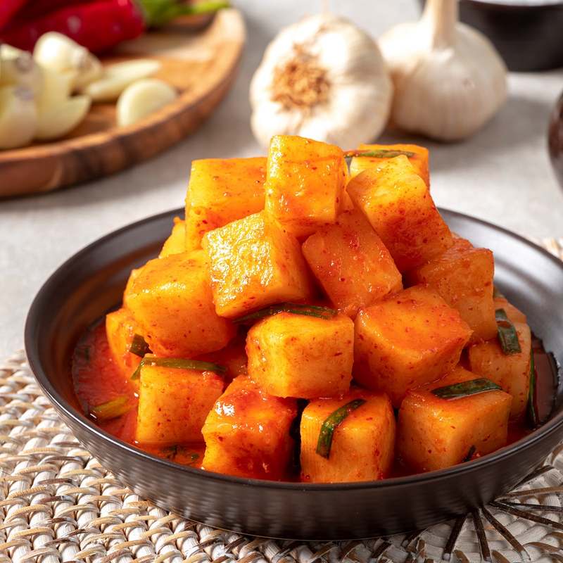 50년 전통의 국내산 깍두기, 운림가 김치로 맛보세요!