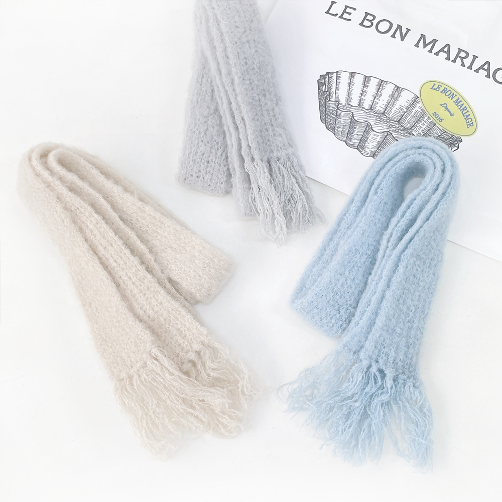 겨울철 따뜻하고 귀여운 니트 머플러, 이렇게 선택하세요!