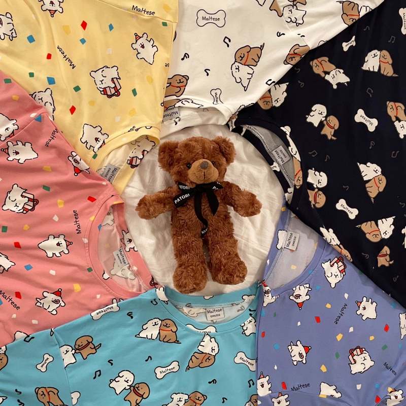 더운 여름에 딱! 귀엽고 시원한 몰티즈 캐릭터 잠옷 추천